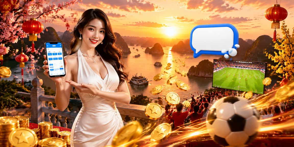 Người dùng tại Vịnh Hạ Long trải nghiệm casino di động trong dịp lễ Tết