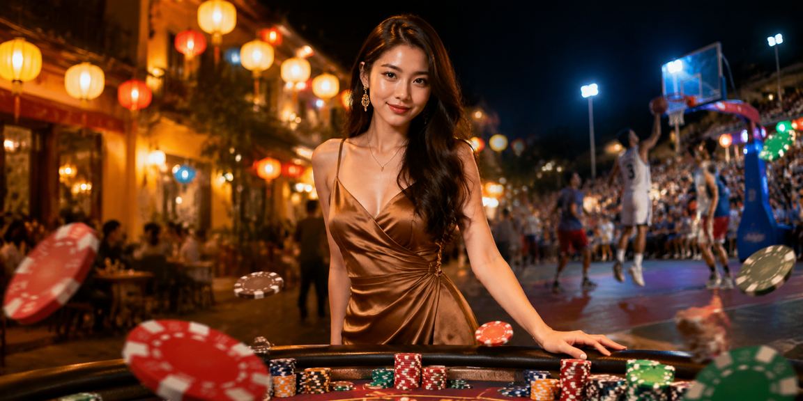 Người hâm mộ bóng rổ tại Hội An xem tỷ lệ cá cược và theo dõi trận đấu trên điện thoại với cà phê