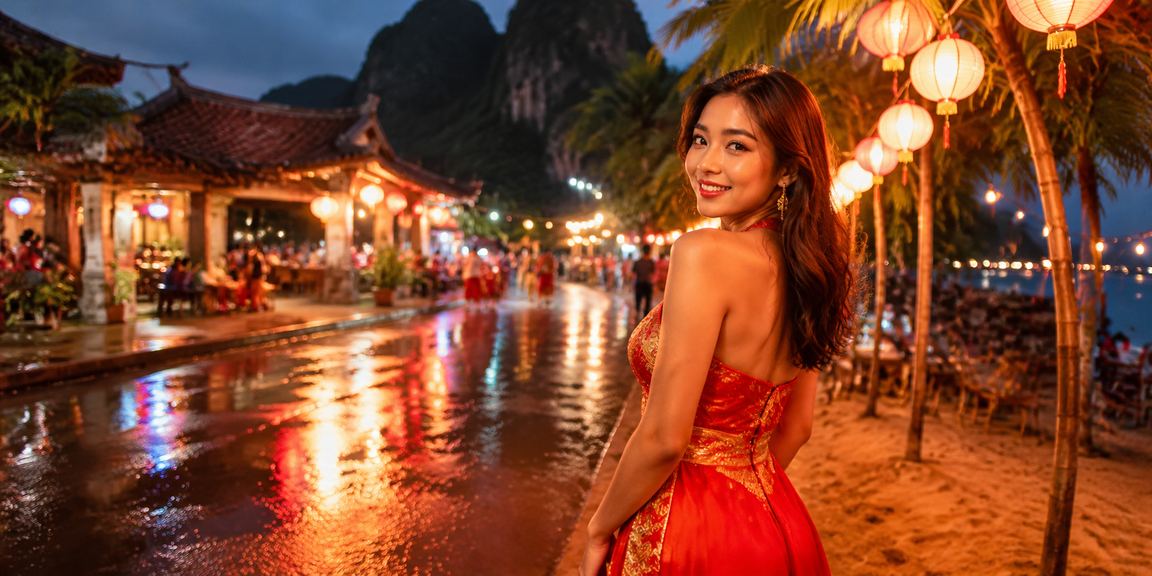 Chợ đêm Ninh Bình nhộn nhịp với người dùng truy cập nền tảng giải trí trực tuyến